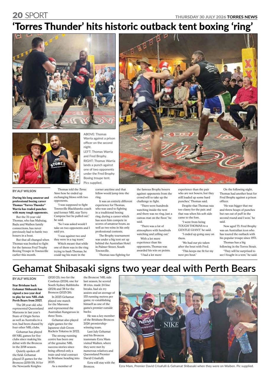 Torres News Preview Pages