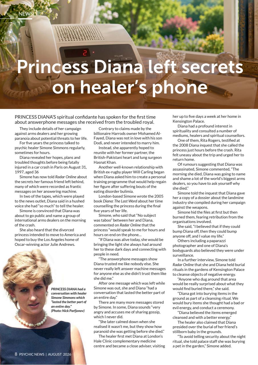 Psychic News Preview Pages