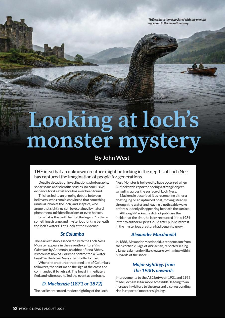 Psychic News Preview Pages