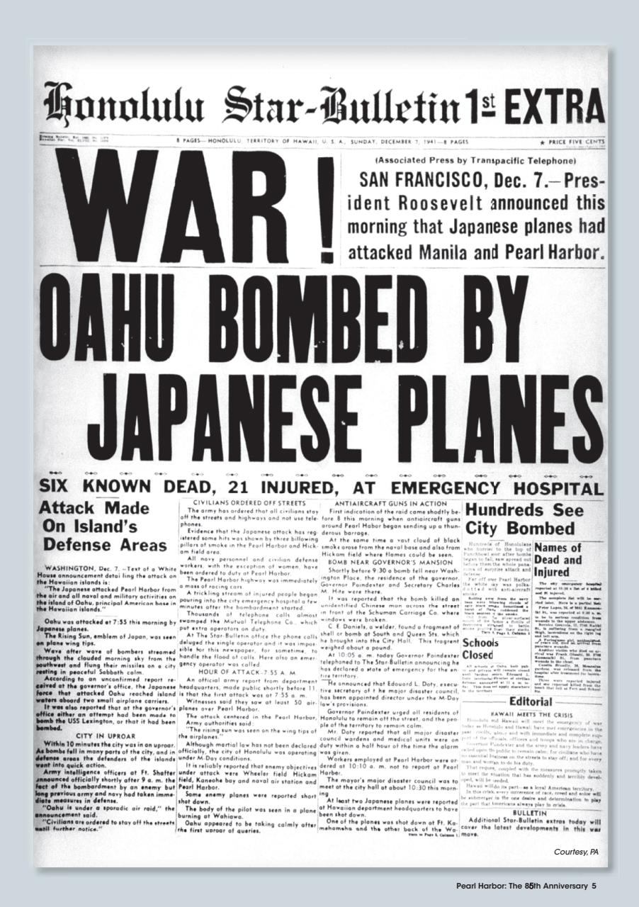 Pearl Harbor Preview Pages