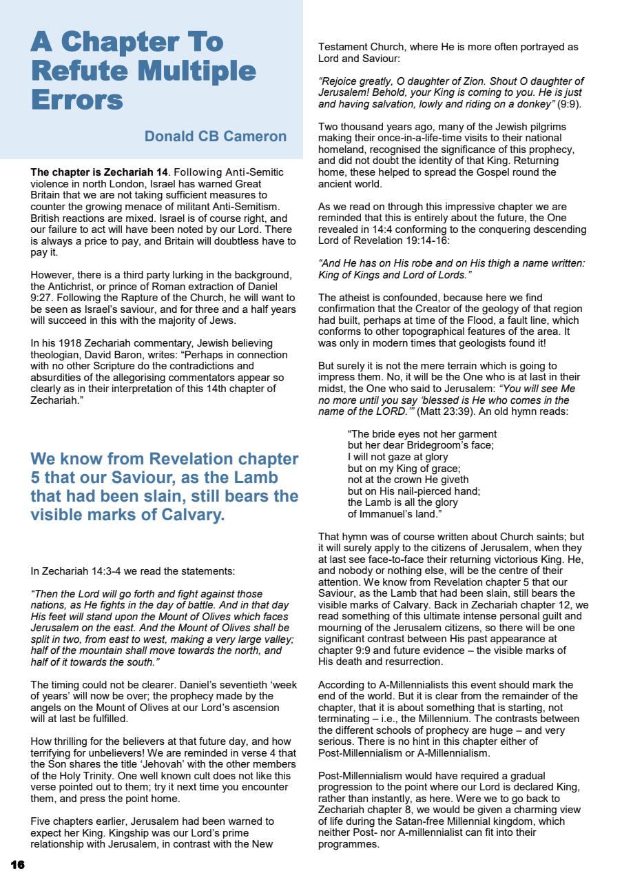 Prophetic Witness Preview Pages
