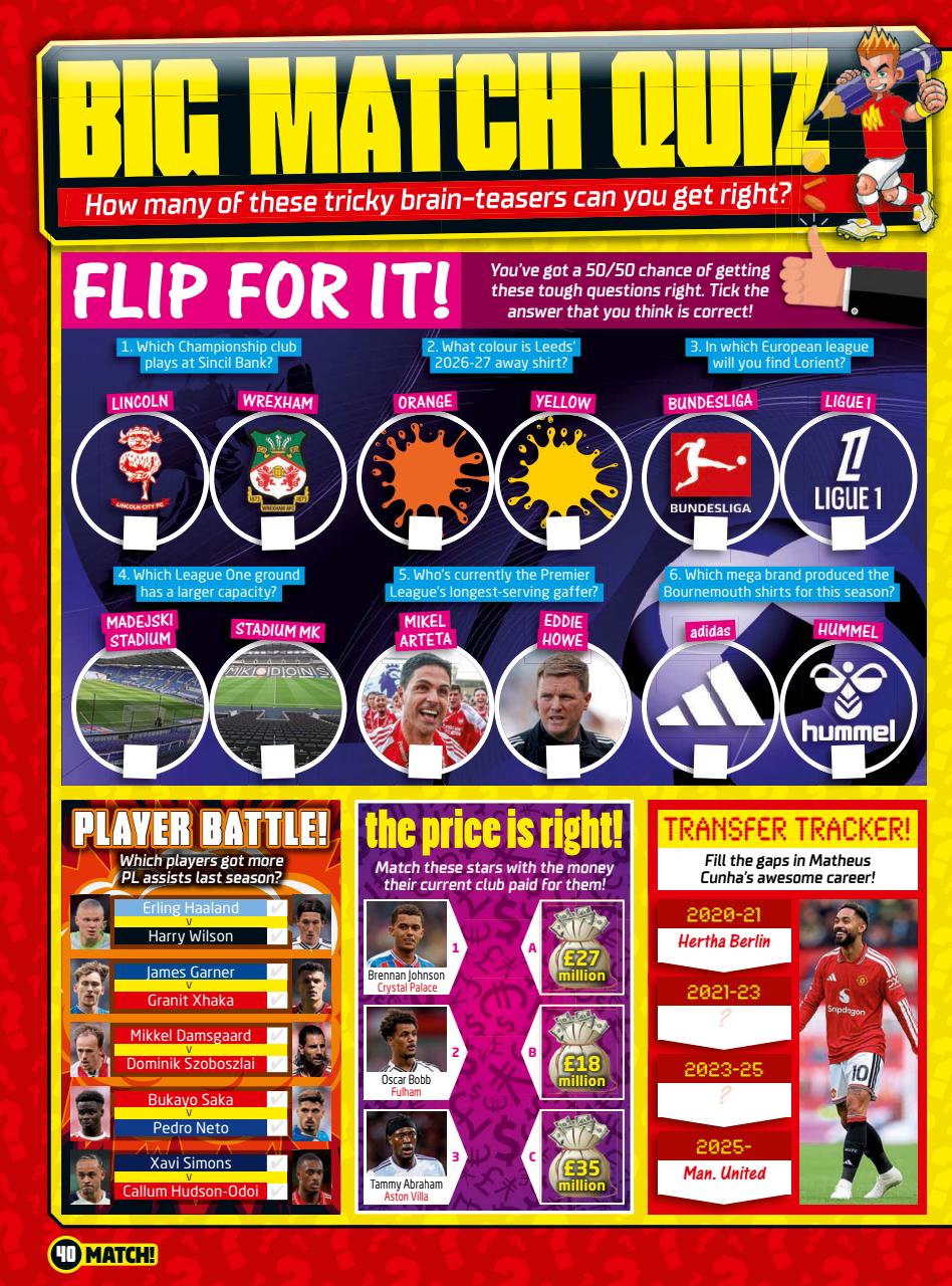 Match Preview Pages