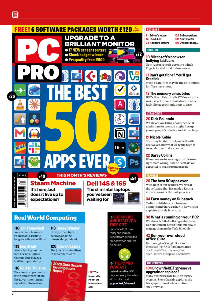 PC Pro Preview Pages