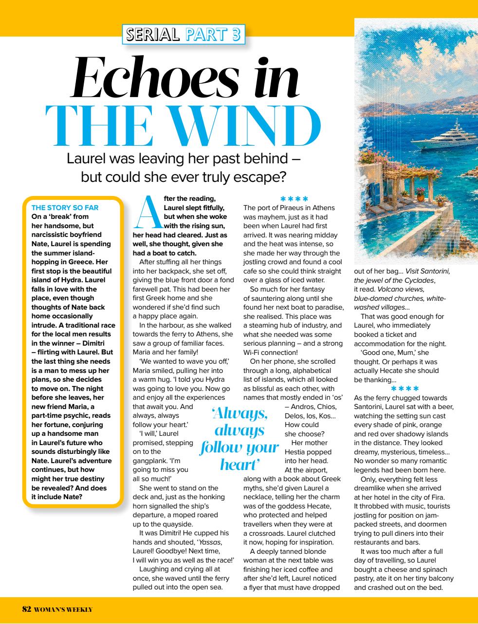 Woman's Weekly Preview Pages