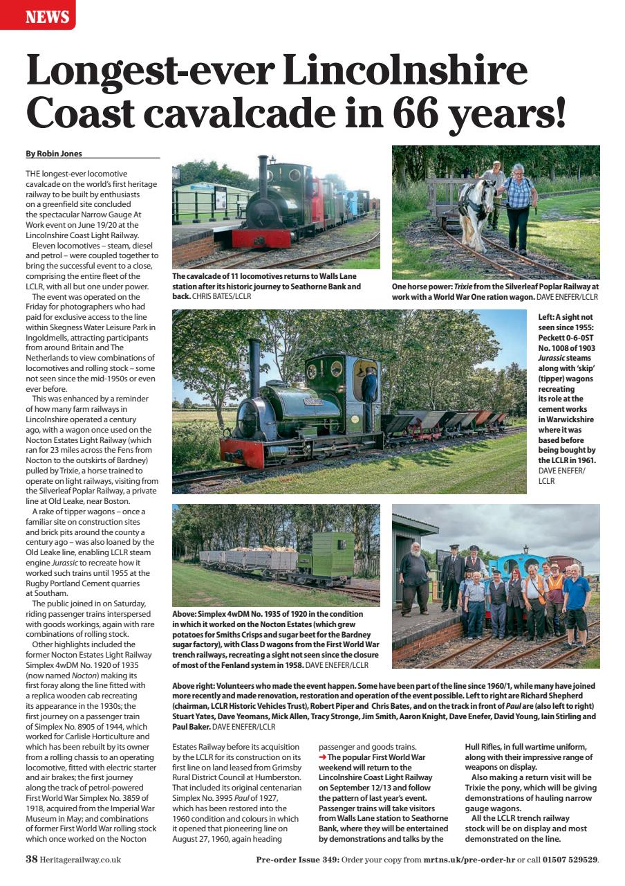 Heritage Railway Preview Pages