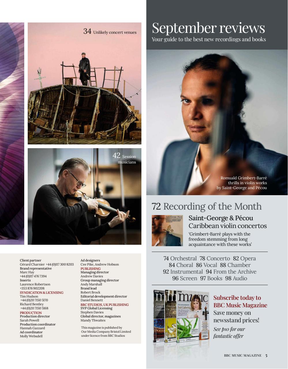 BBC Music Magazine Preview Pages