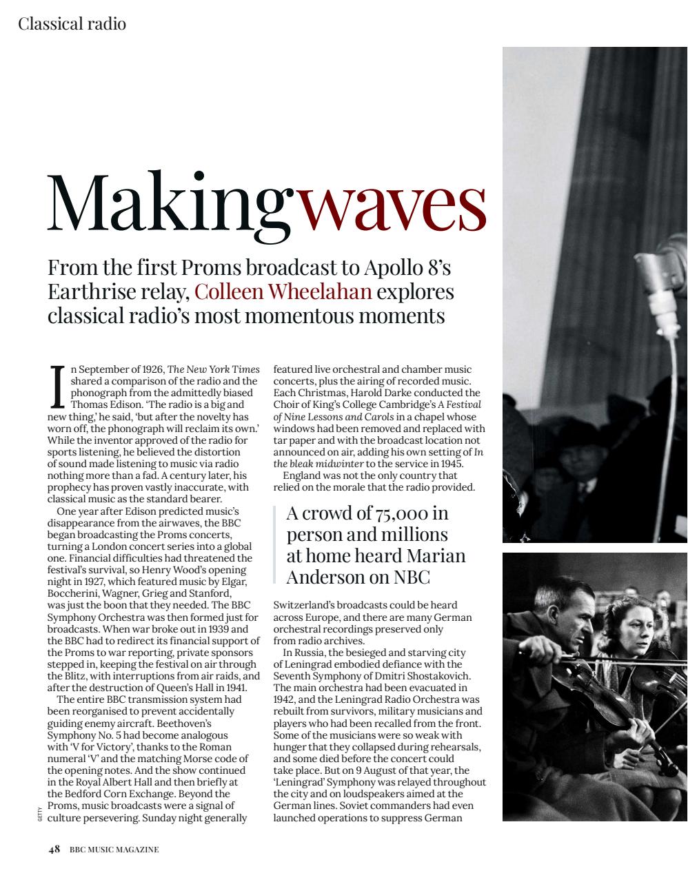 BBC Music Magazine Preview Pages