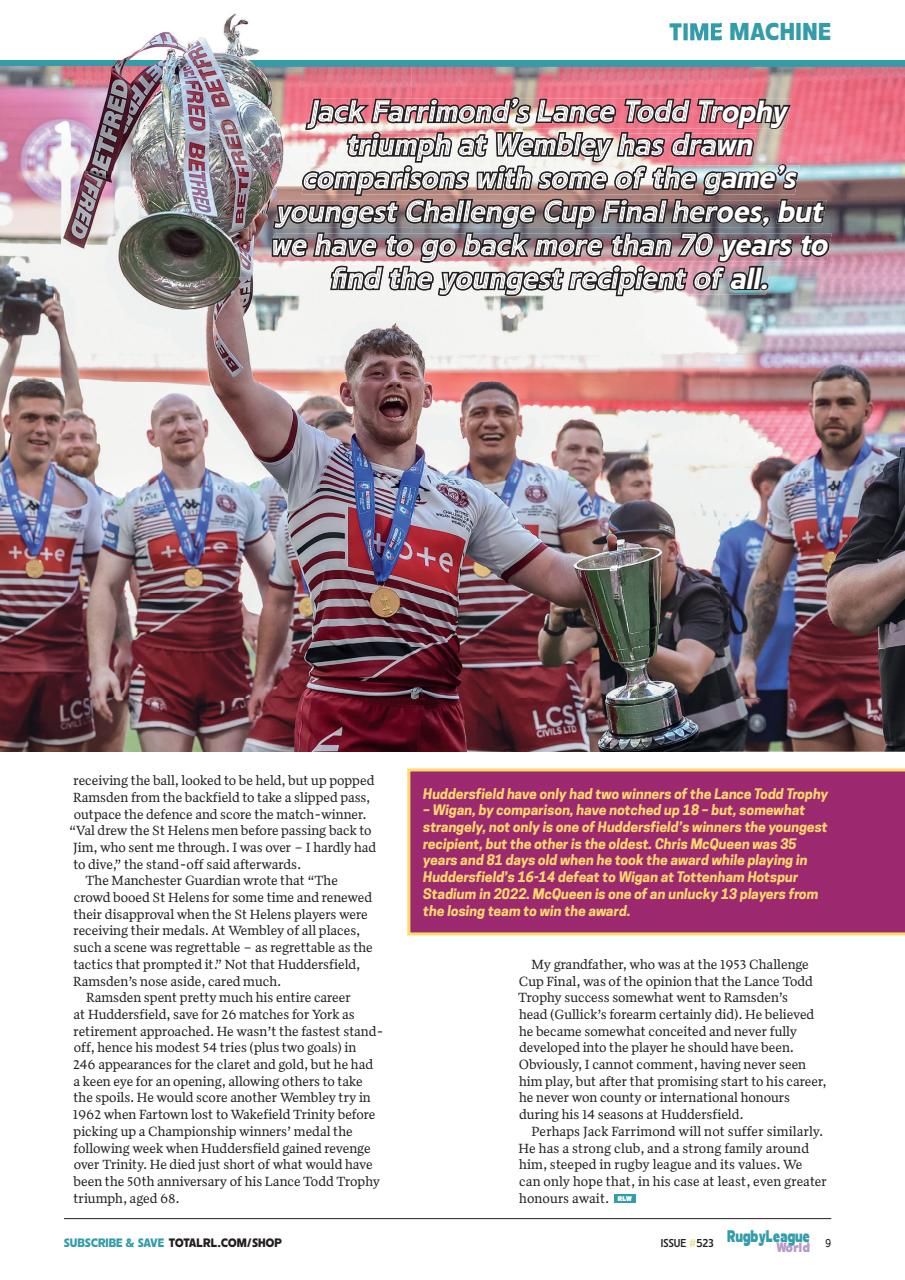 Rugby League World Preview Pages