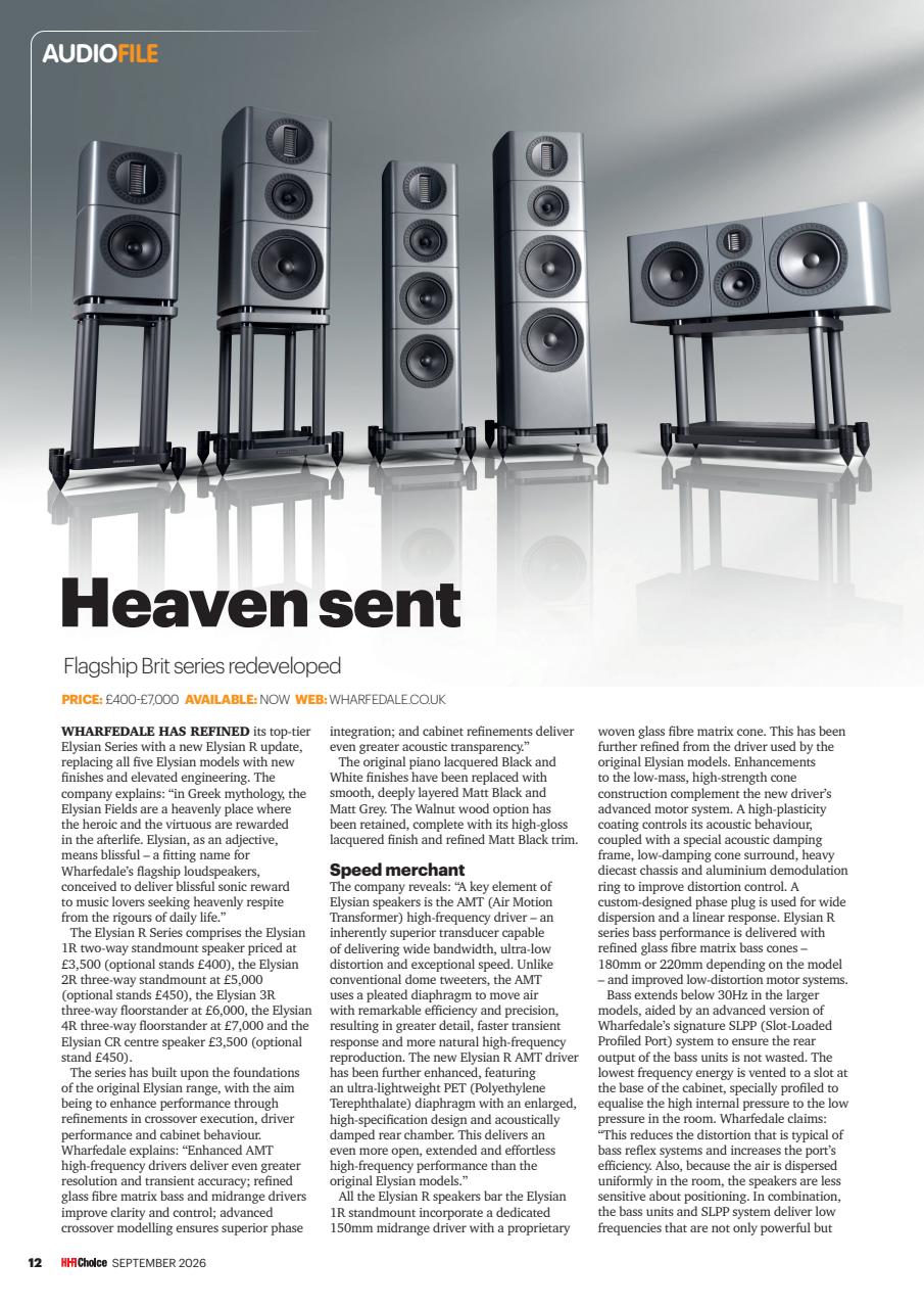 Hi-Fi Choice Preview Pages