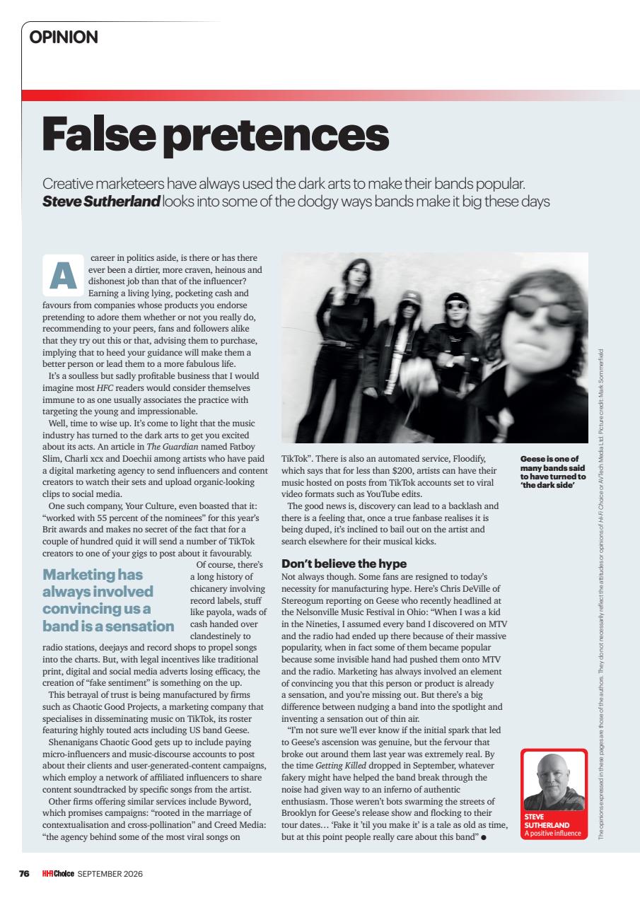 Hi-Fi Choice Preview Pages