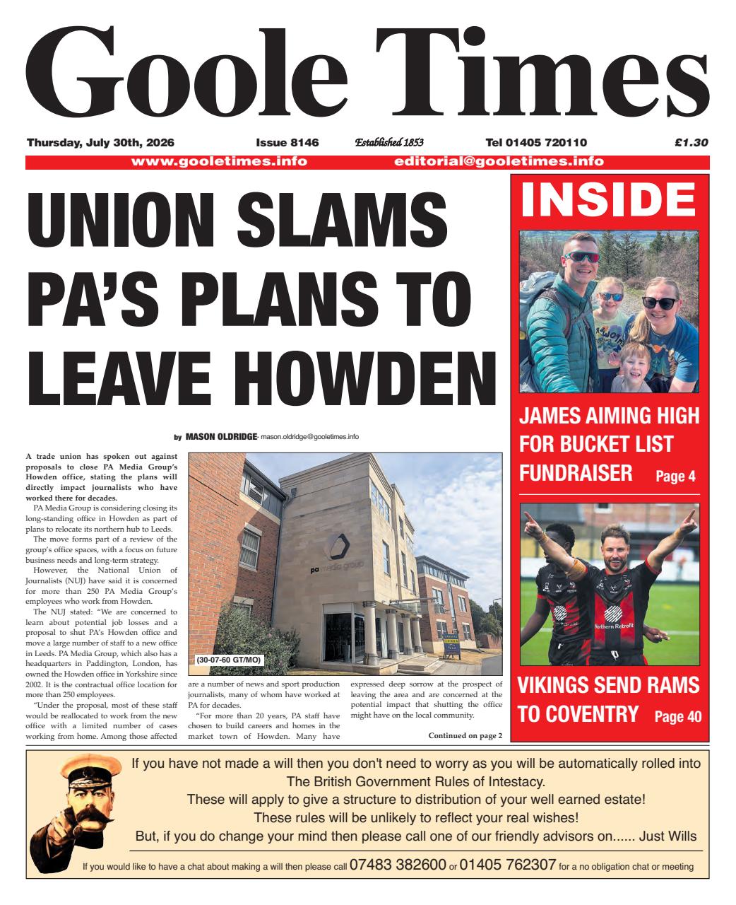 Goole Times Preview Pages
