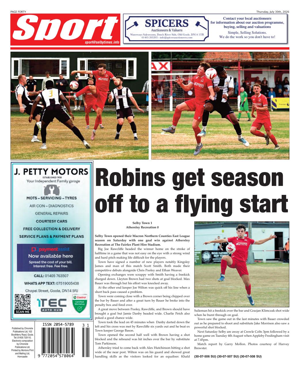Selby Times Preview Pages