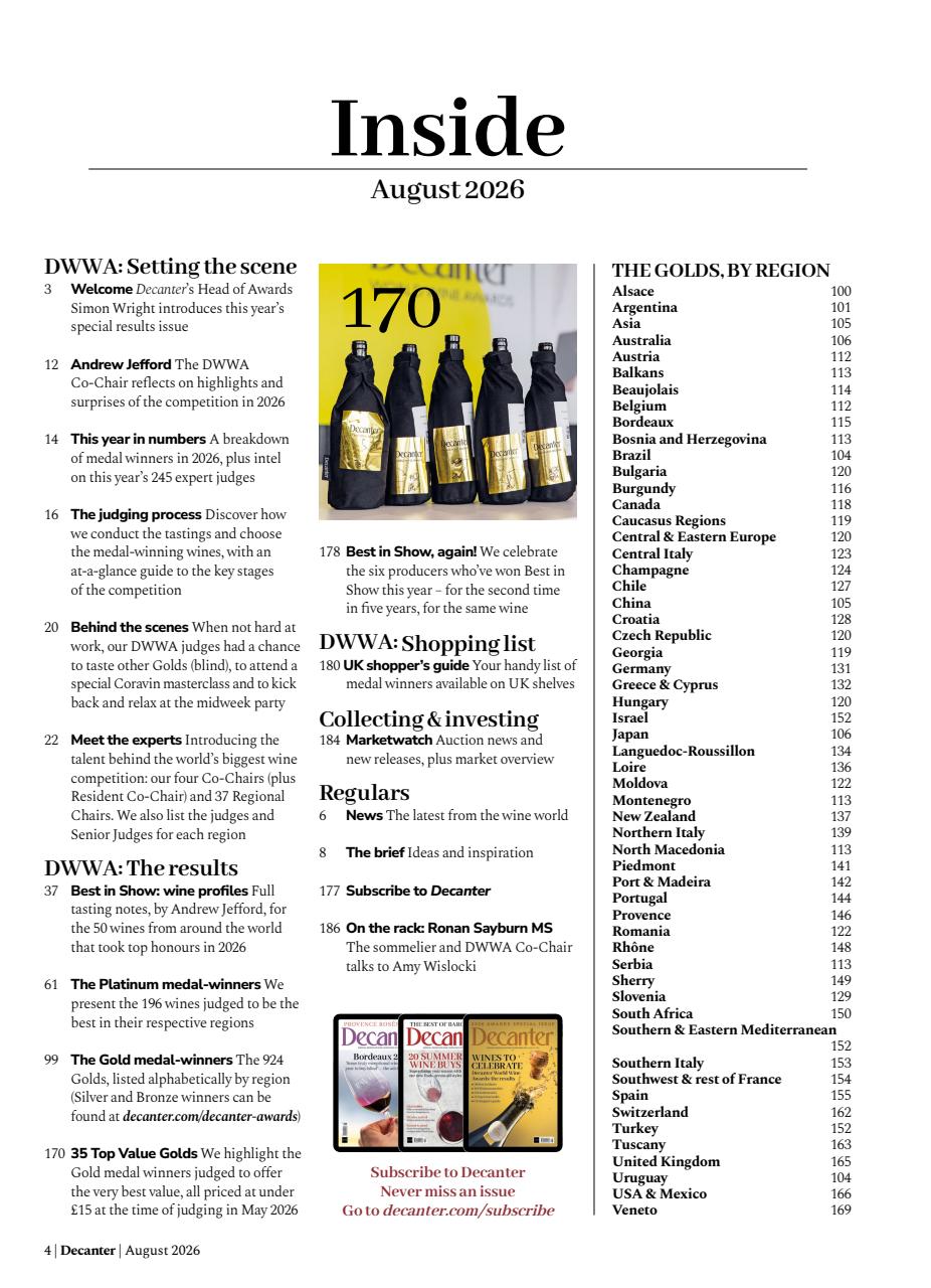 Decanter Preview Pages
