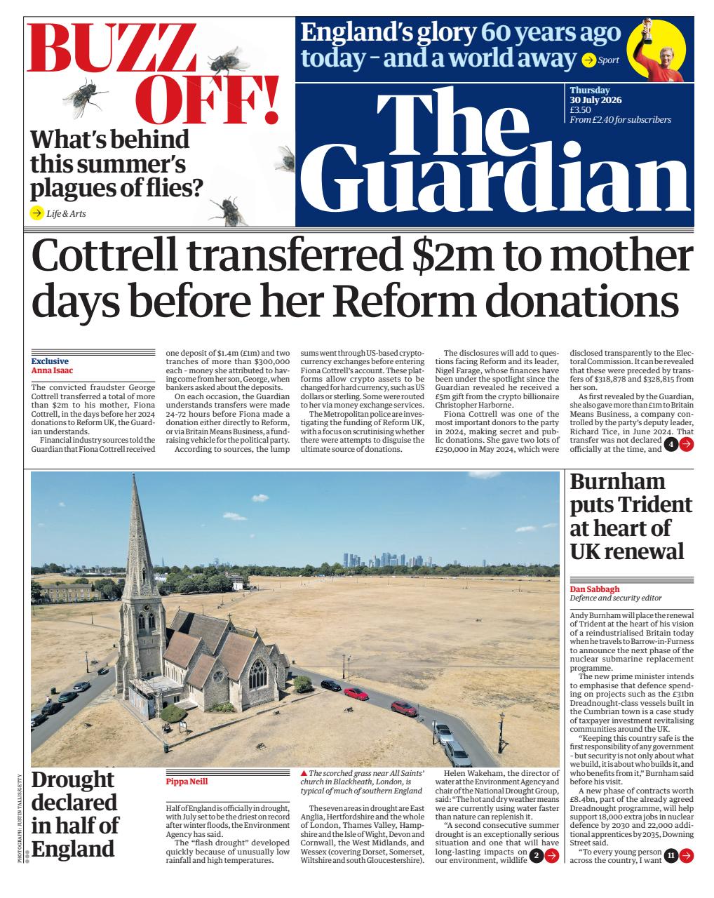 The Guardian Newspaper Preview Pages