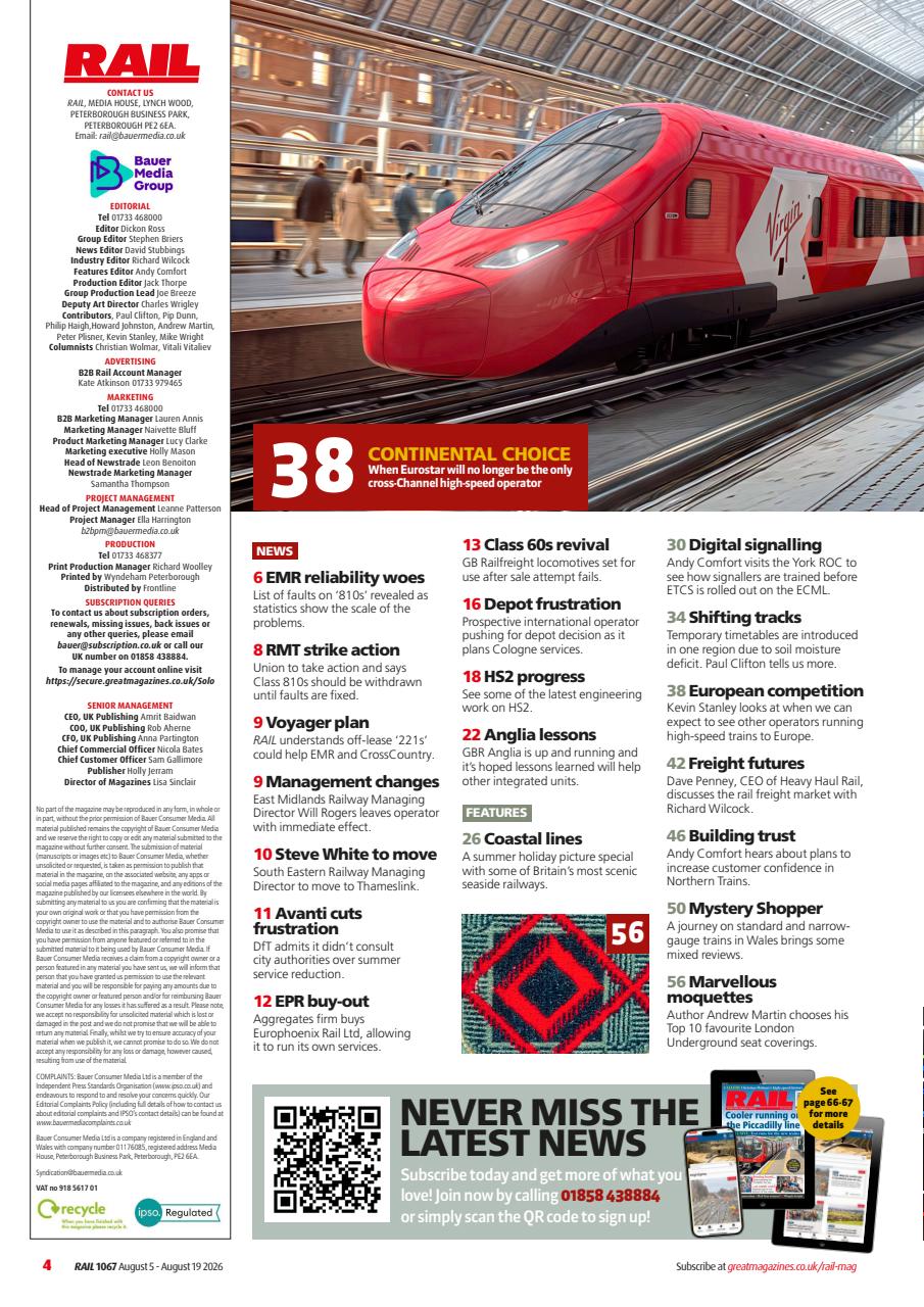 Rail Preview Pages