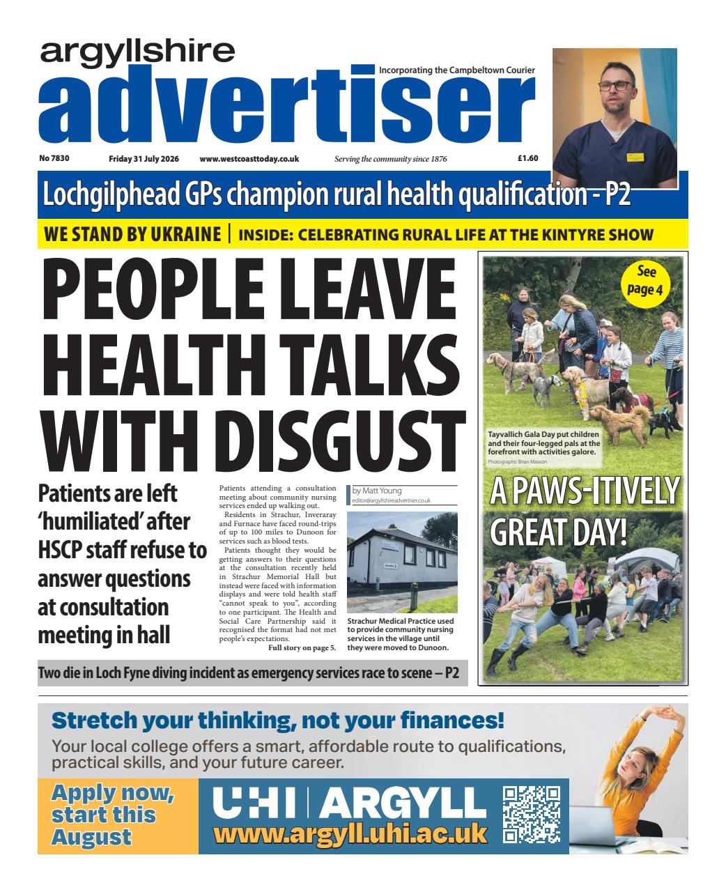 Argyllshire Advertiser Preview Pages