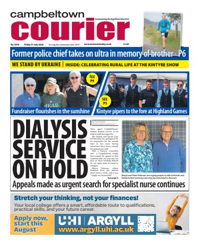 Campbeltown Courier issue Friday, July 31, 2026