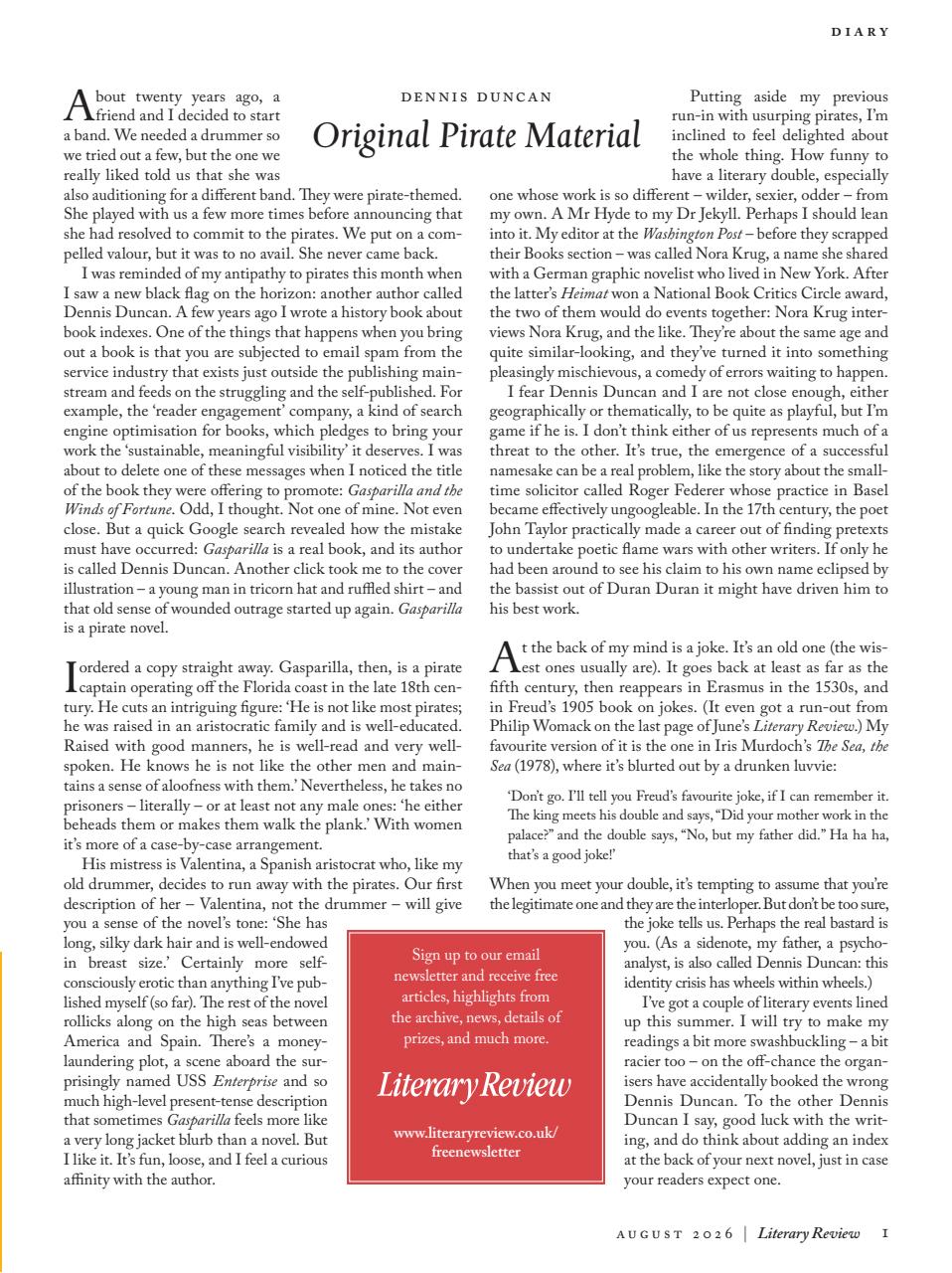 Literary Review Preview Pages