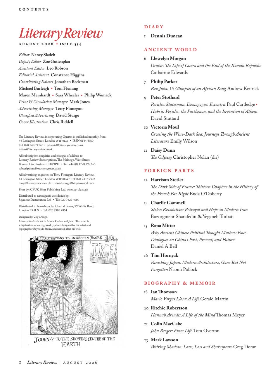 Literary Review Preview Pages