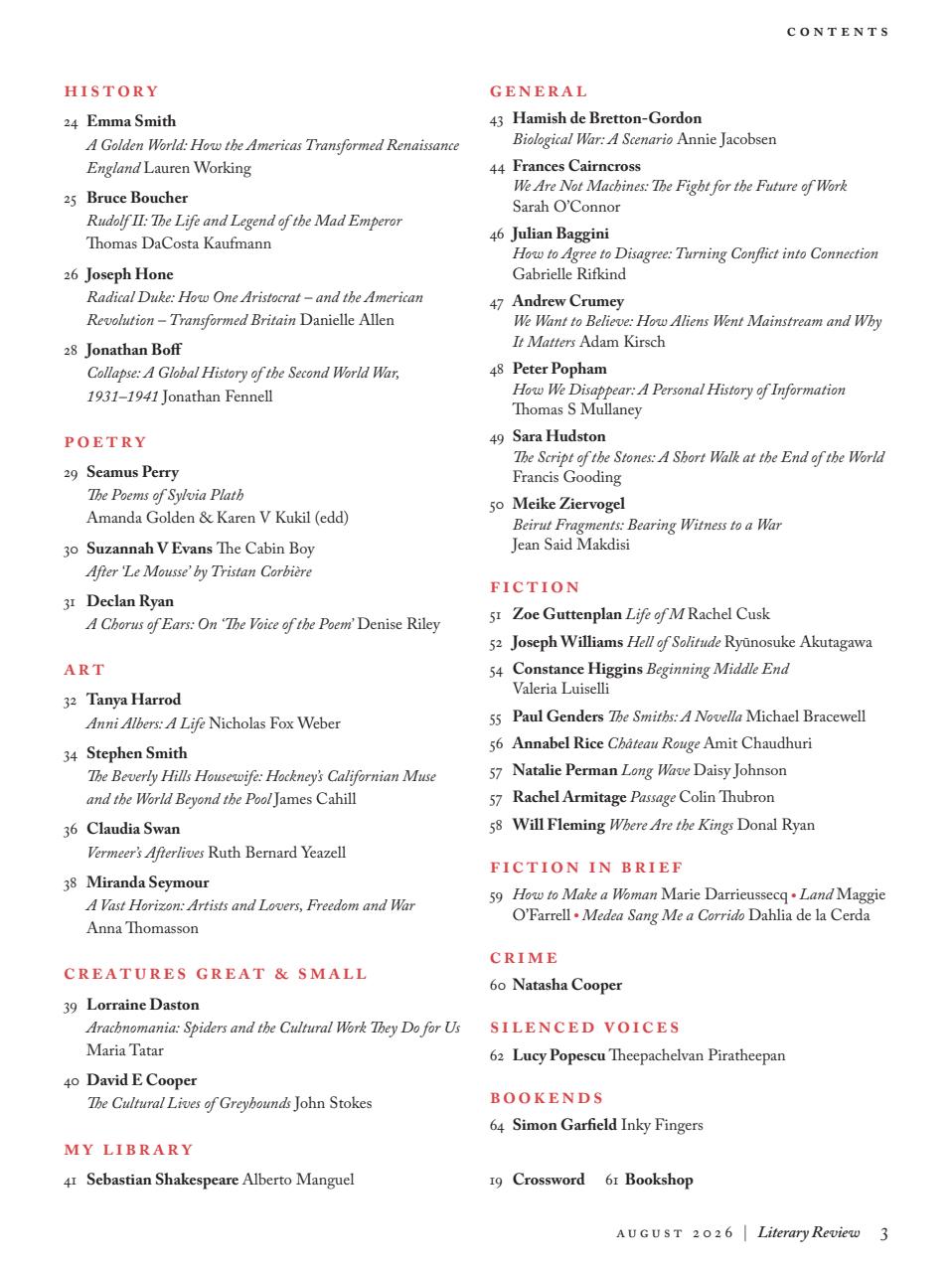 Literary Review Preview Pages