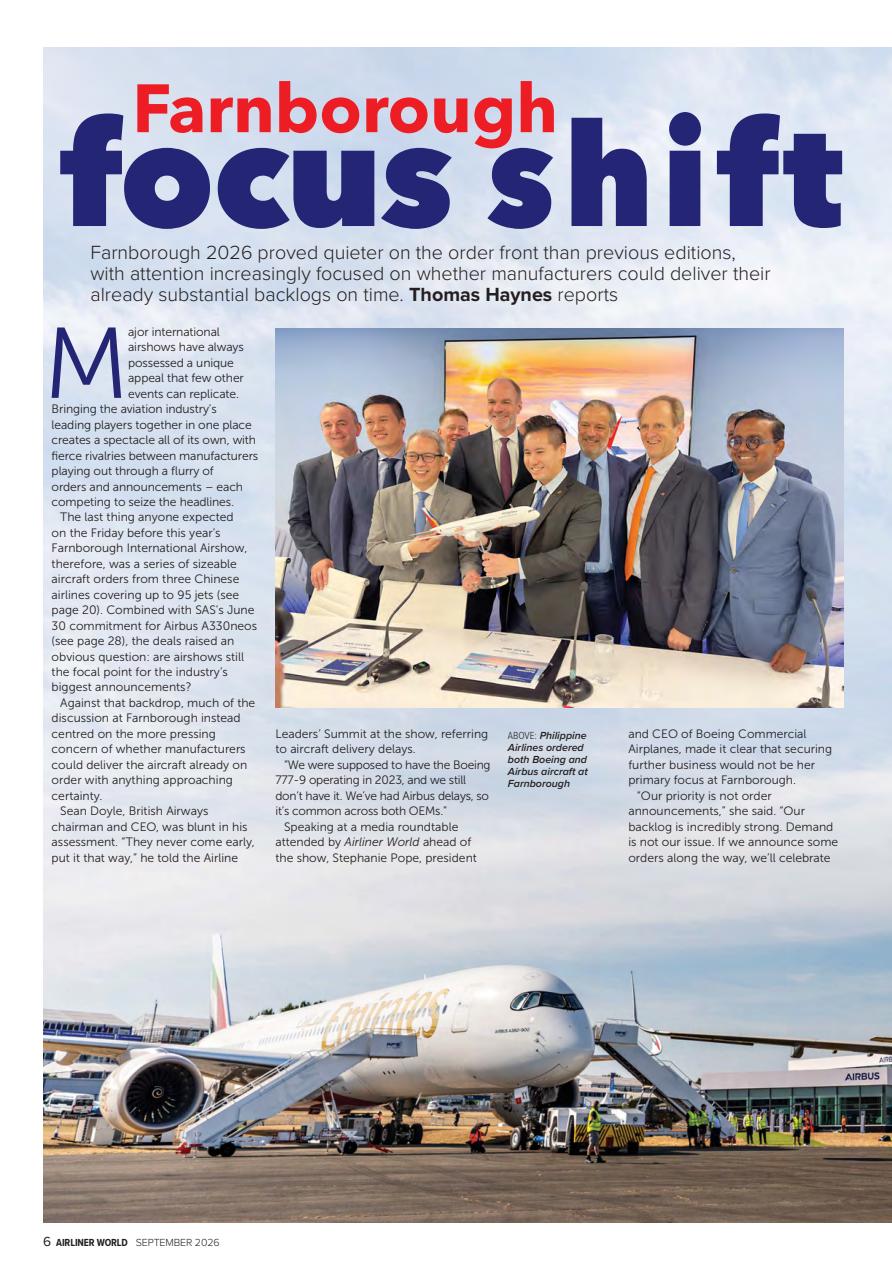 Airliner World Preview Pages