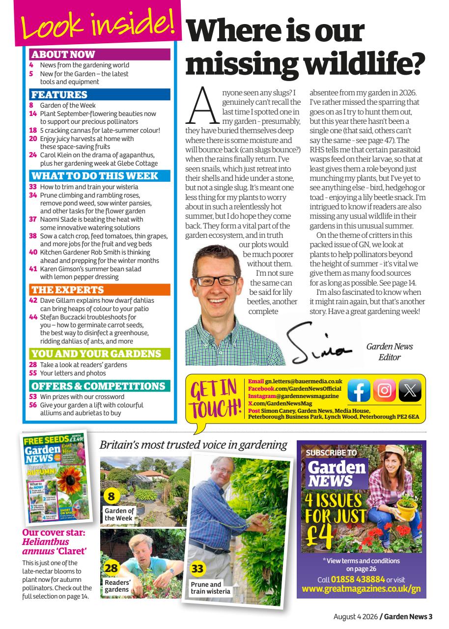 Garden News Preview Pages