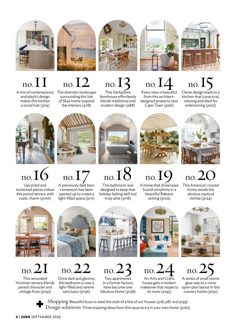 25 Beautiful Homes Preview Pages