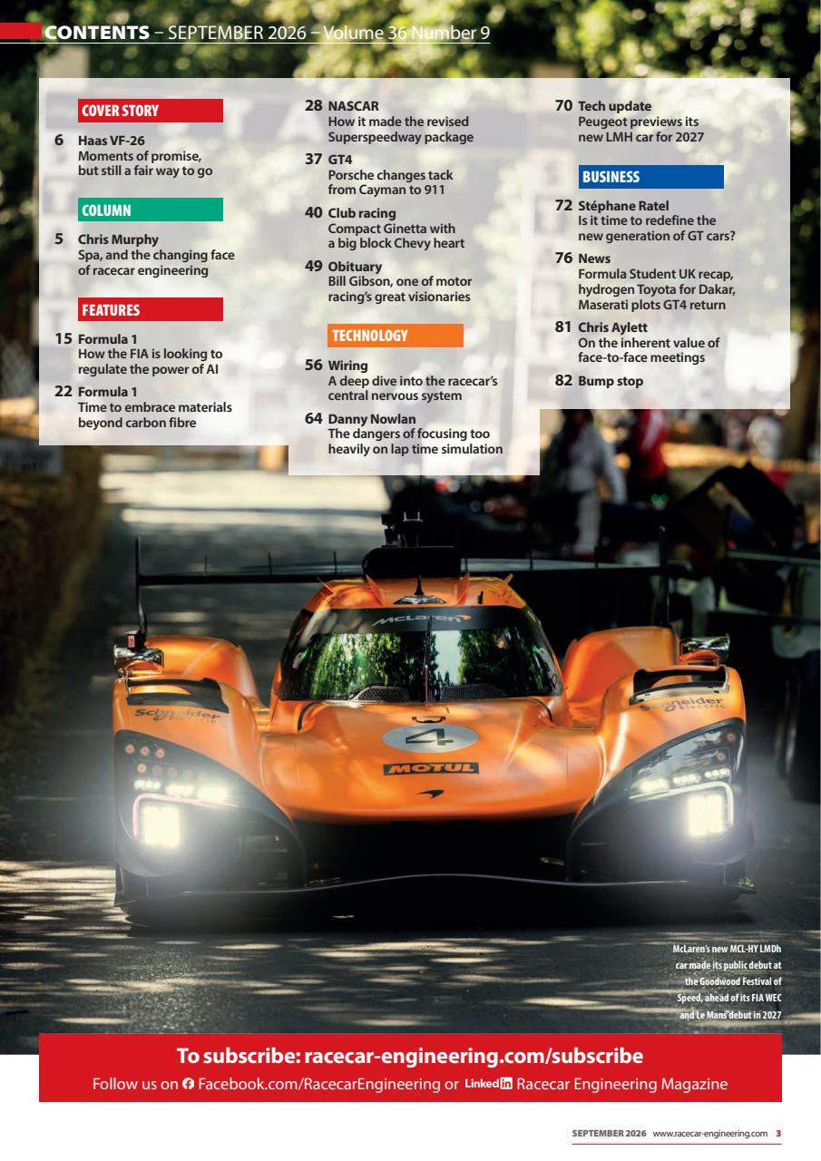 Racecar Engineering Preview Pages