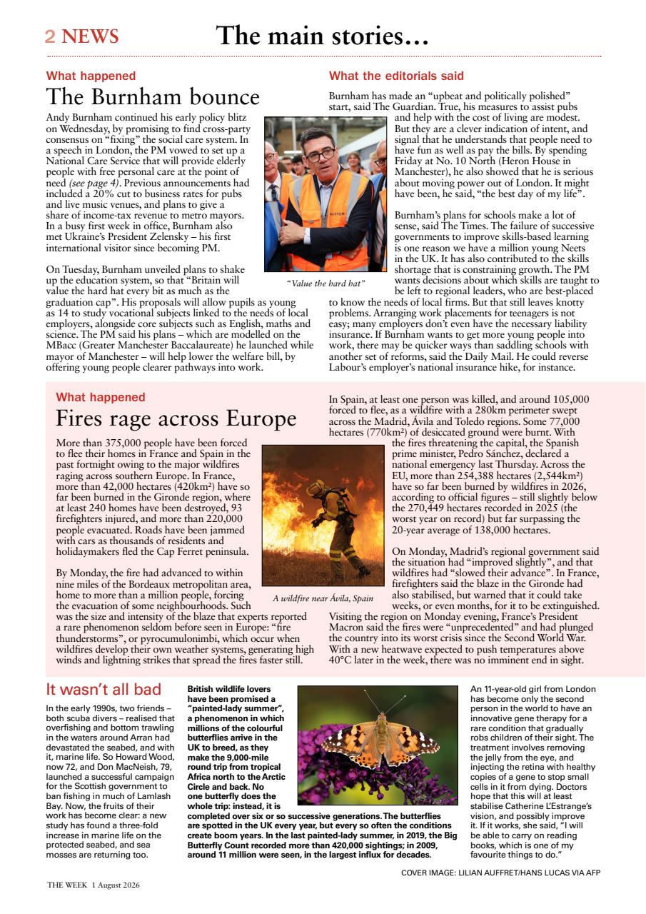 The Week Preview Pages