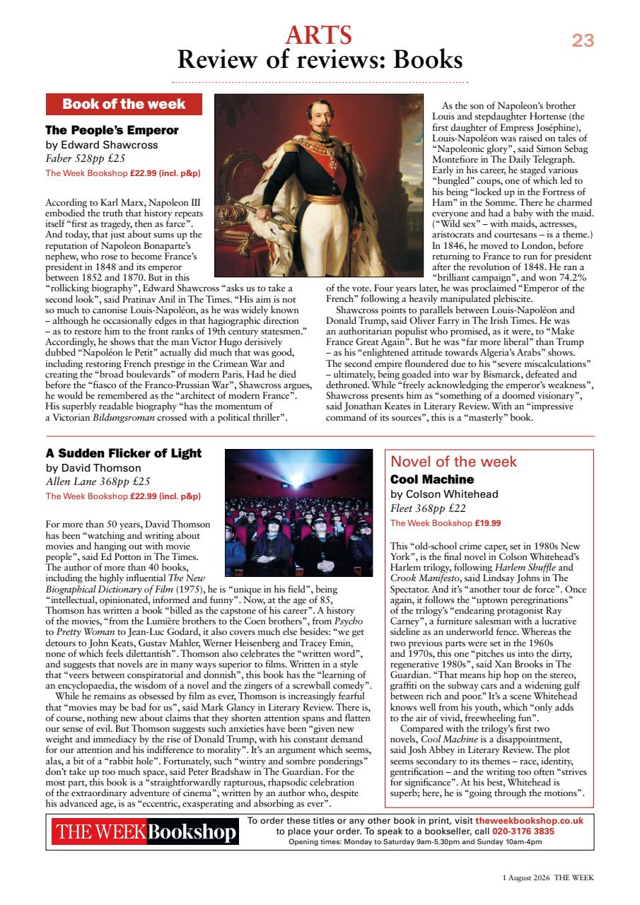 The Week Preview Pages