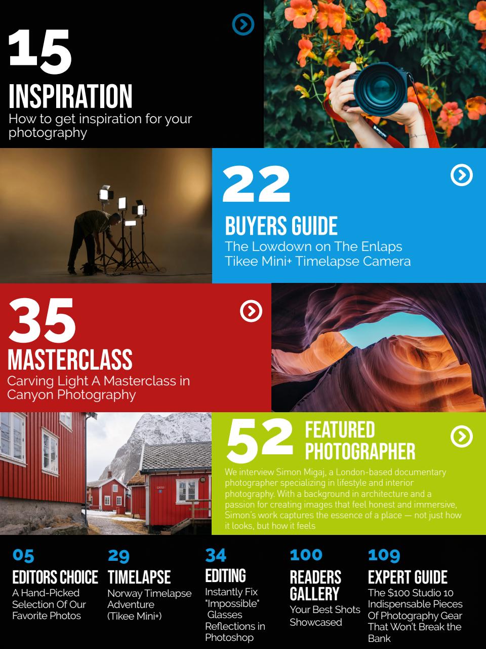 Photography Masterclass Magazine Preview Pages