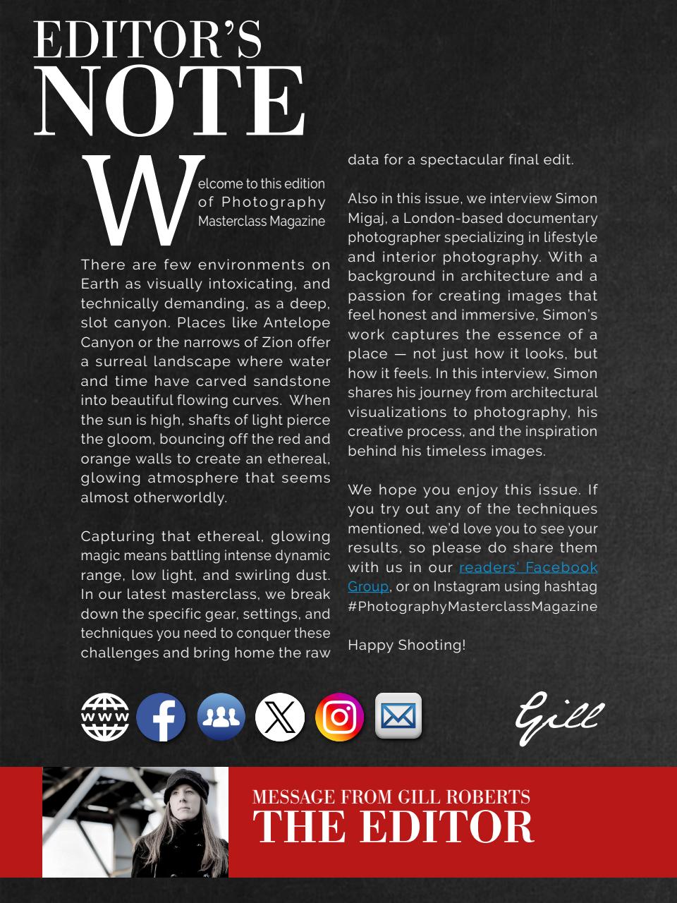 Photography Masterclass Magazine Preview Pages