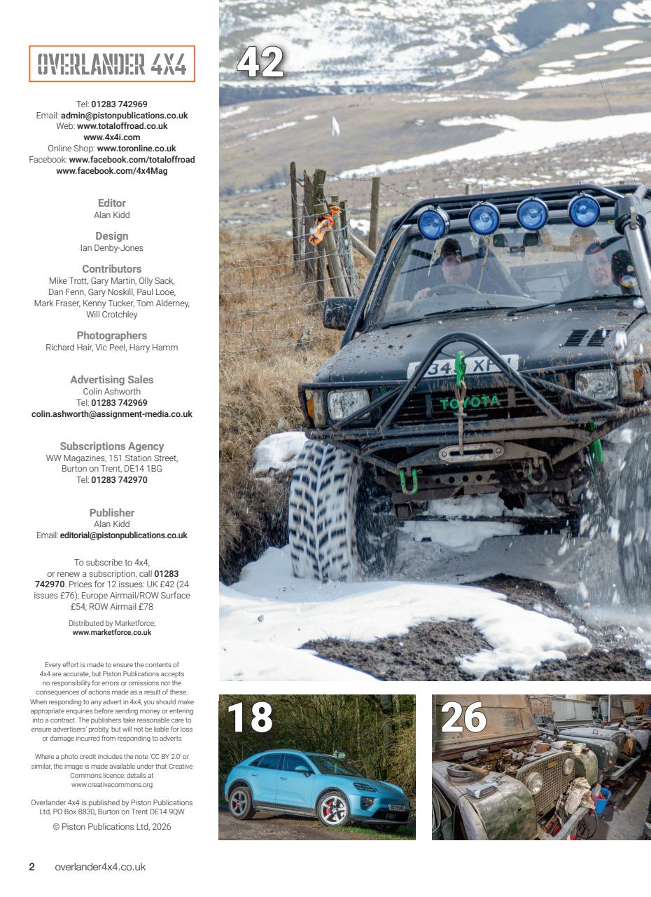 Overlander 4X4 Preview Pages