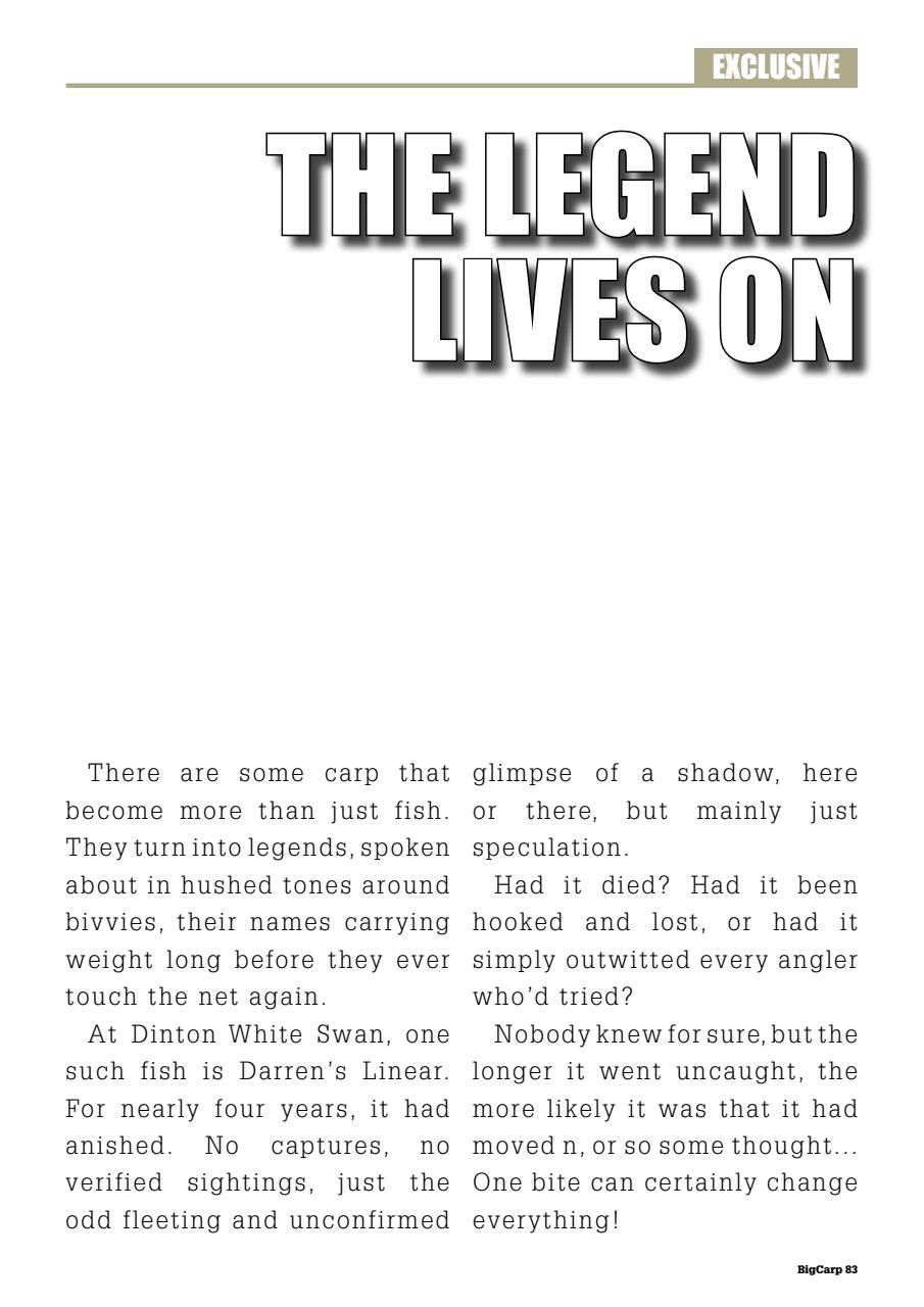 Big Carp Magazine Preview Pages