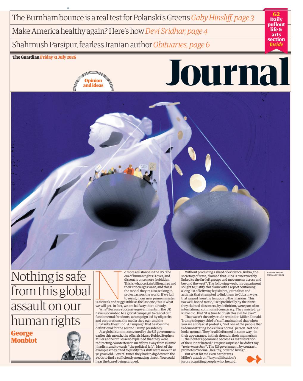The Guardian Newspaper Preview Pages