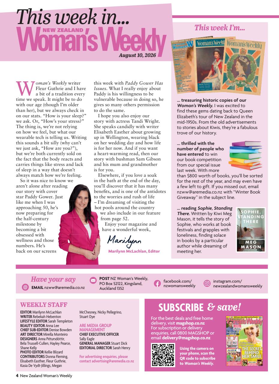 NZ Woman's Weekly Preview Pages