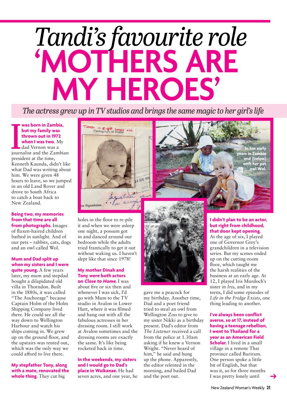 NZ Woman's Weekly Preview Pages