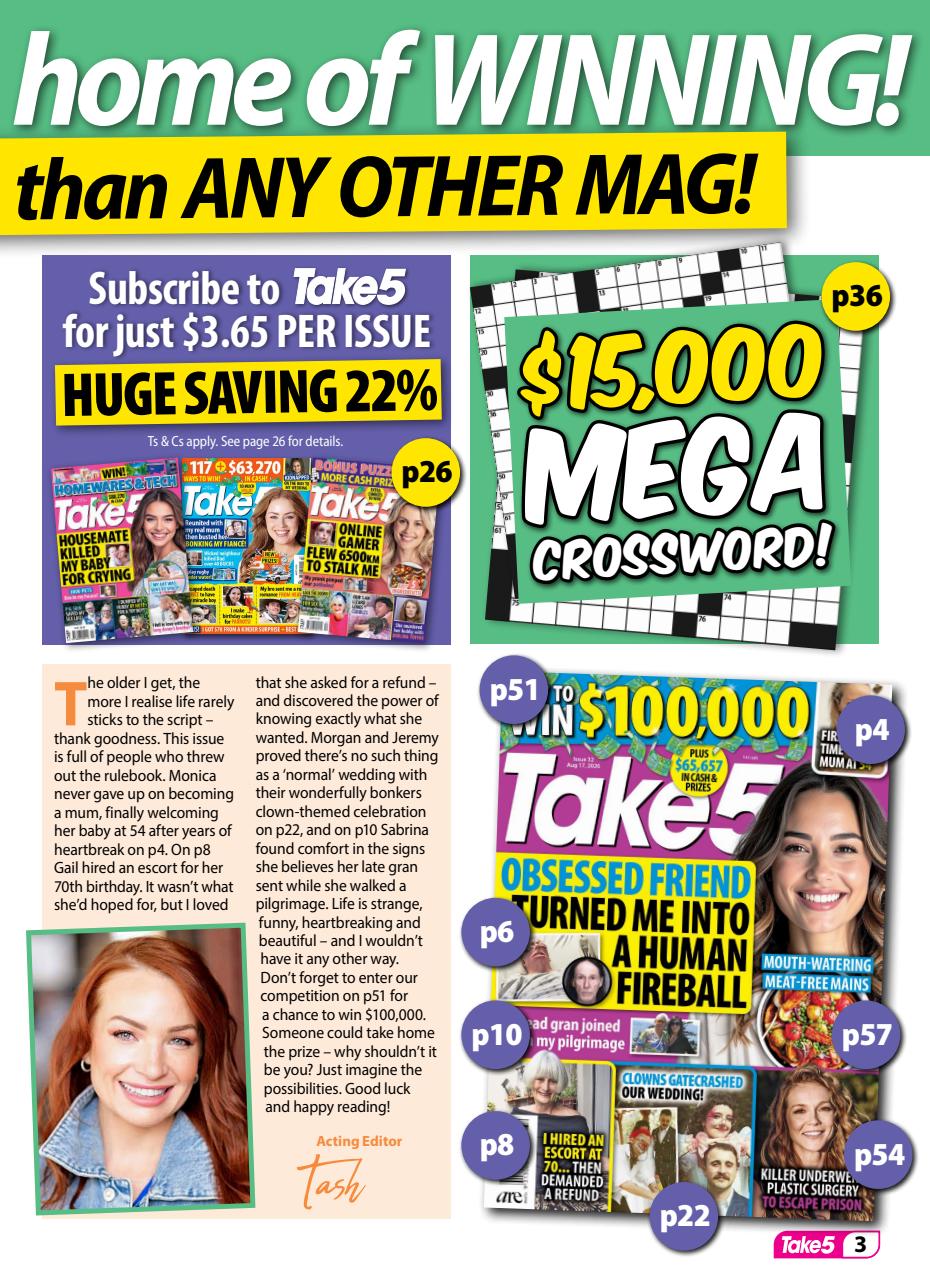 Take 5 Preview Pages
