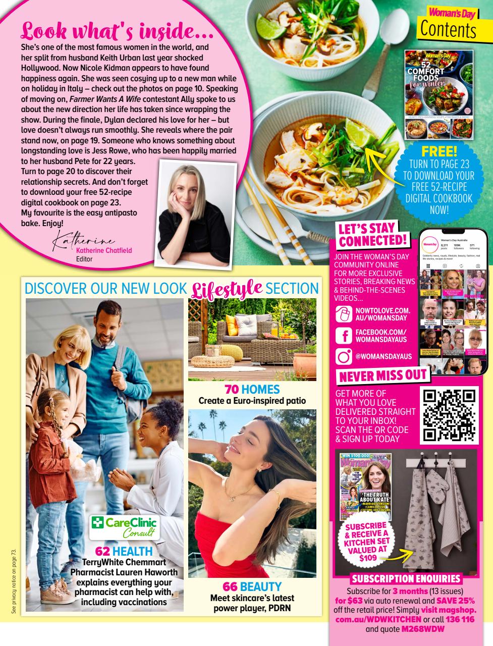 Woman's Day Australia Preview Pages