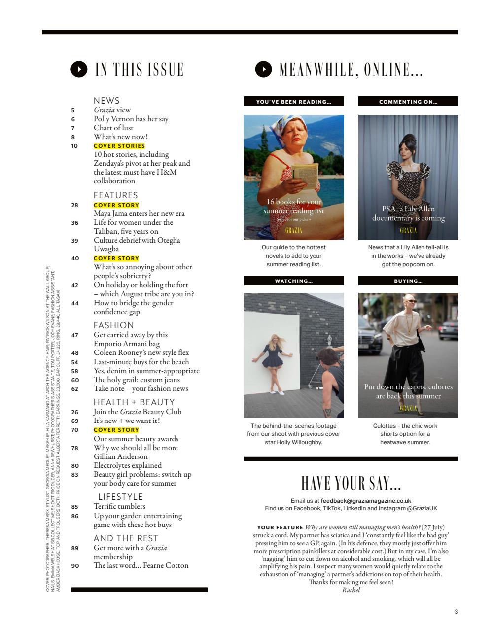 Grazia Preview Pages