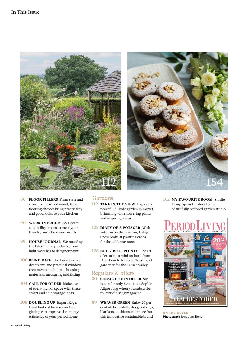 Period Living Magazine Preview Pages