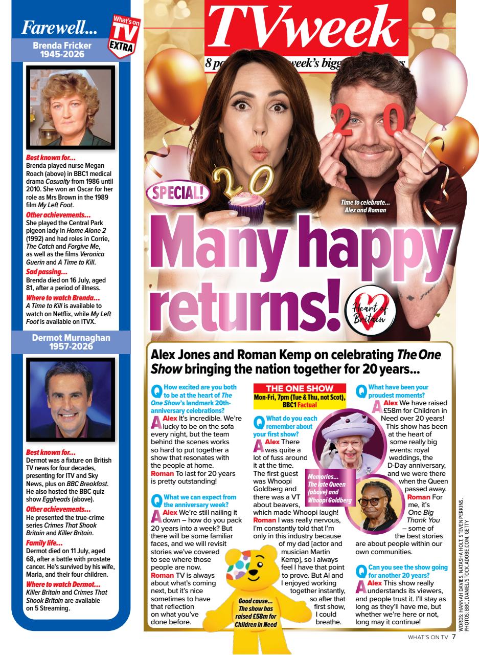 What's on TV Preview Pages