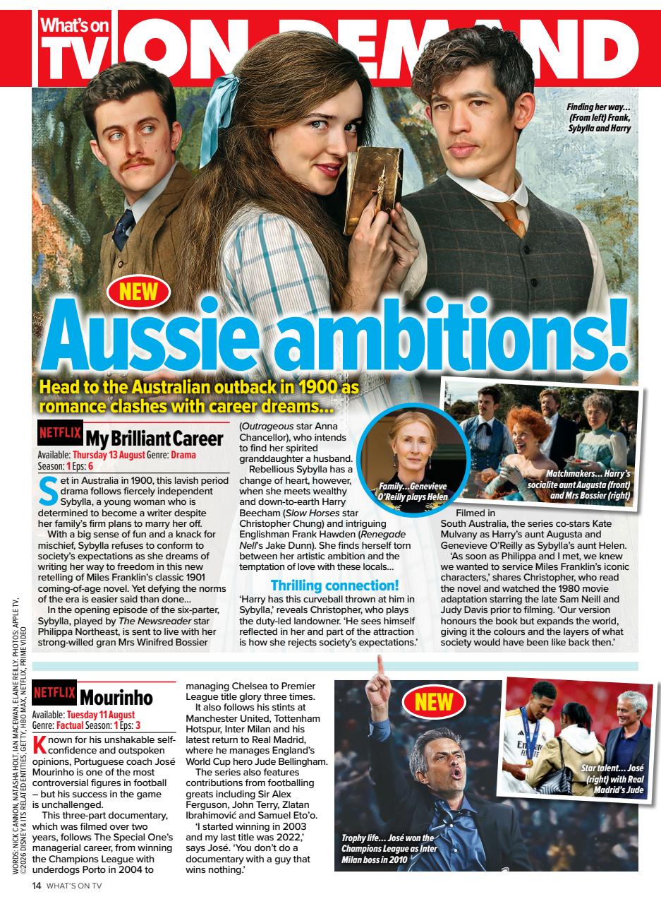 What's on TV Preview Pages