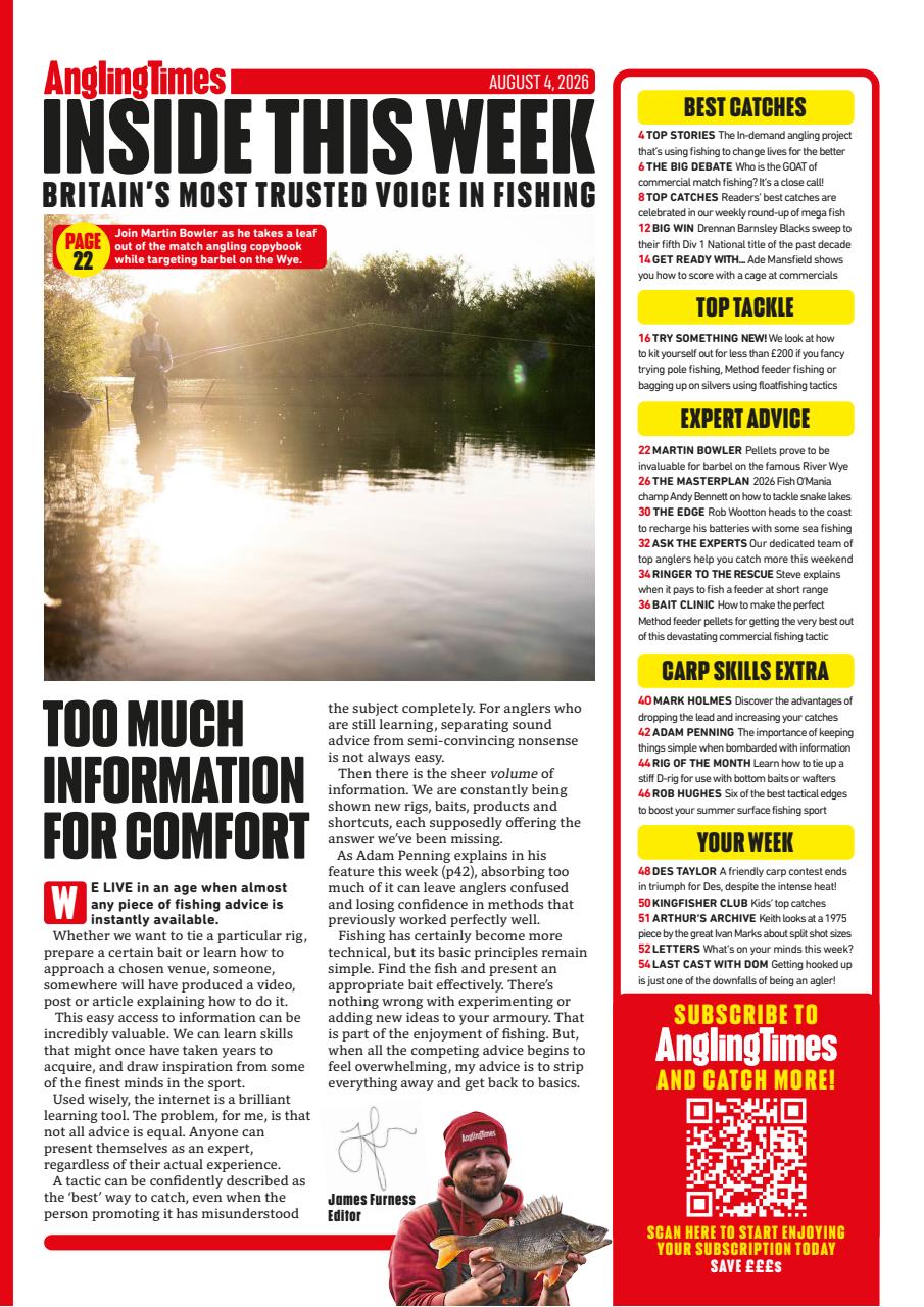 Angling Times Preview Pages