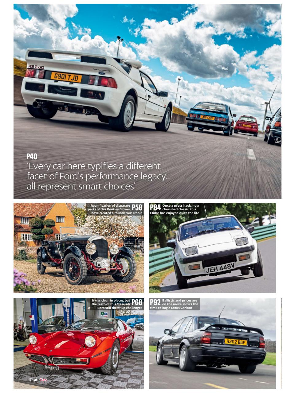 Classic Cars Preview Pages