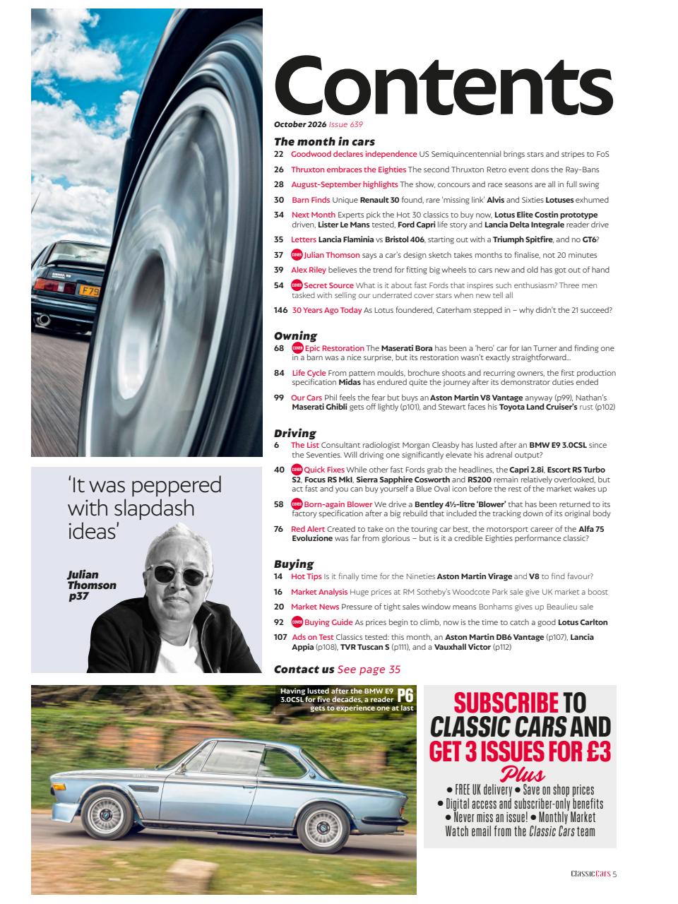 Classic Cars Preview Pages