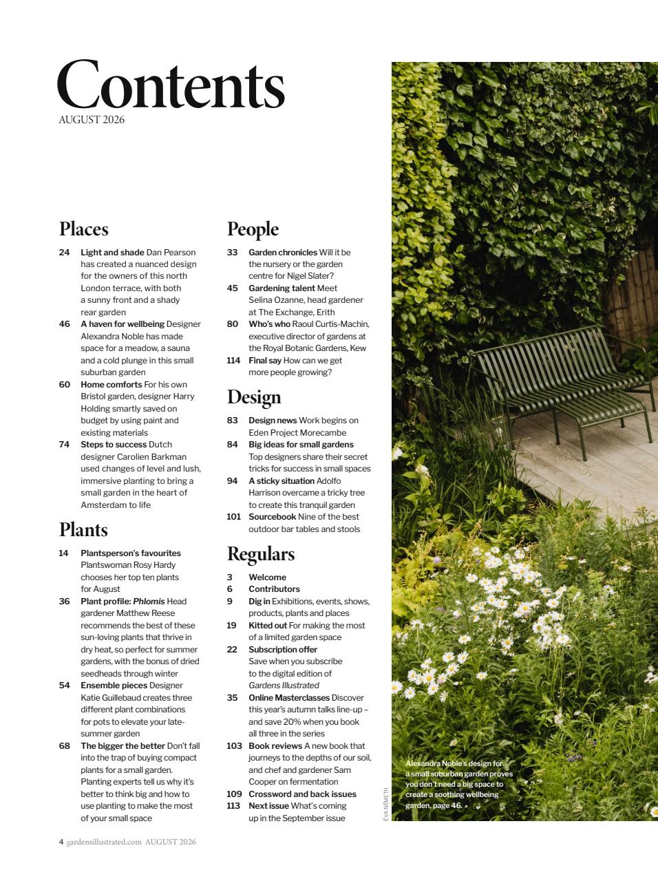 Gardens Illustrated Preview Pages