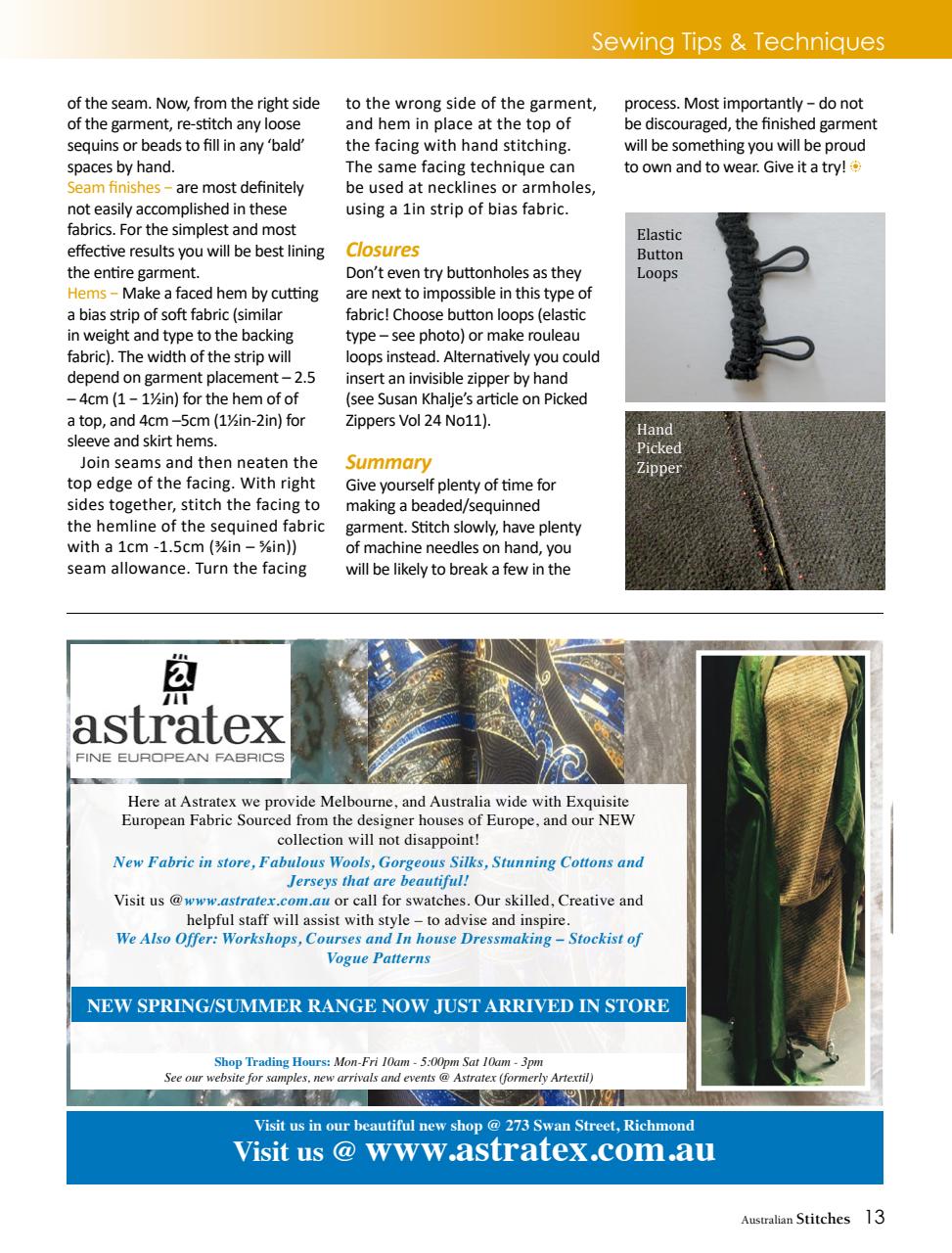 Australian Stitches Preview Pages