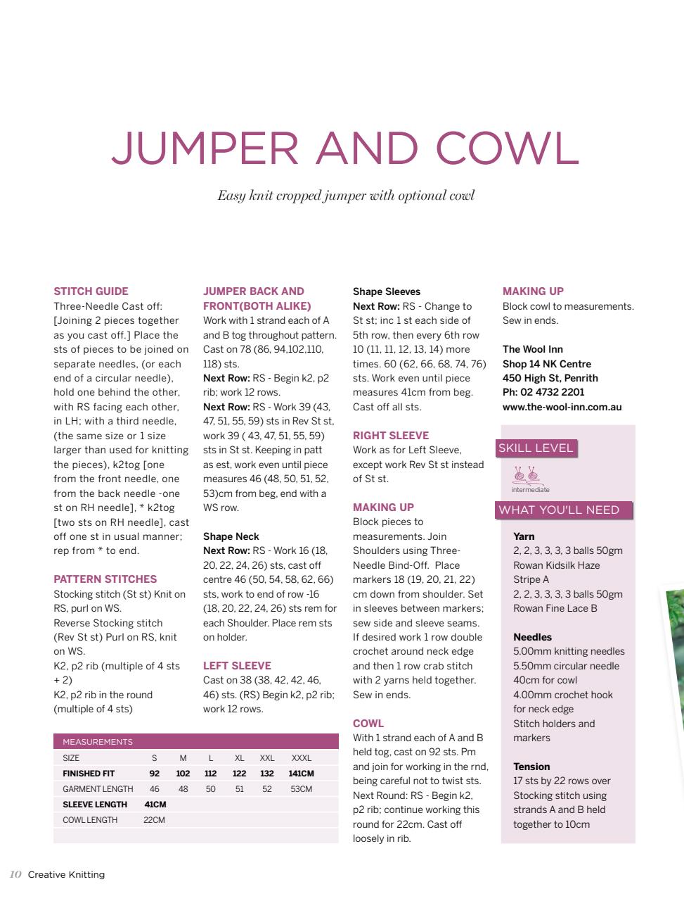 Creative Knitting Preview Pages