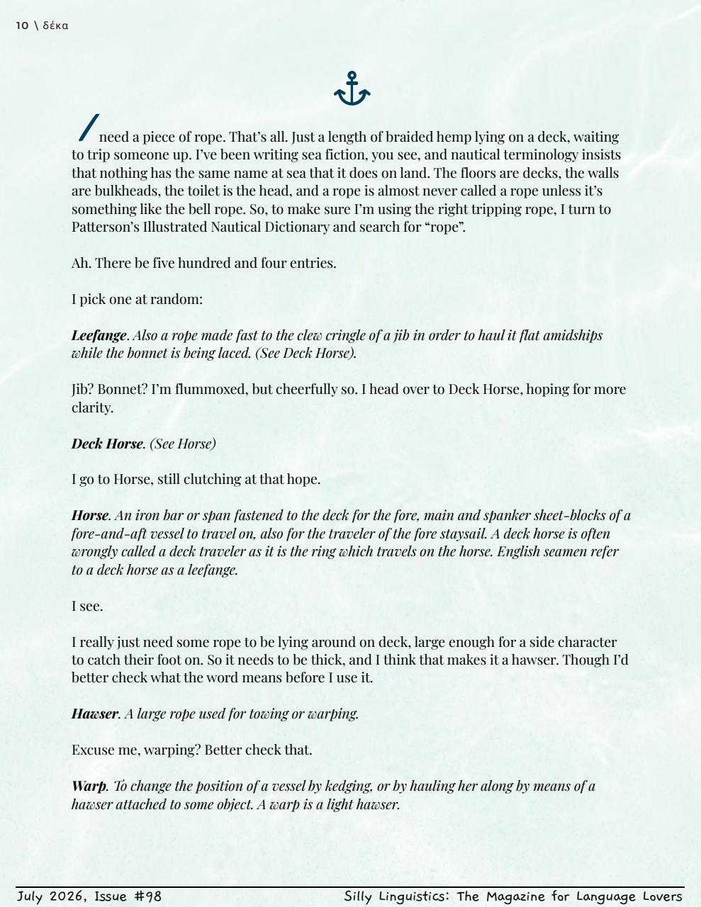 Silly Linguistics Preview Pages